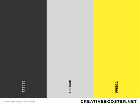 25+ Best Colors That Go With Gray (Color Palettes) – CreativeBooster