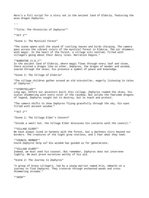 Image result for Movie Script Examples PDF