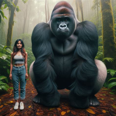 Silverback Gorilla Size vs Human: A Comparison