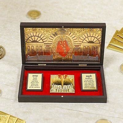 Buy INTERNATIONAL GIFT 24 Karat Gold Coated Radha Krishna God Idol with ...