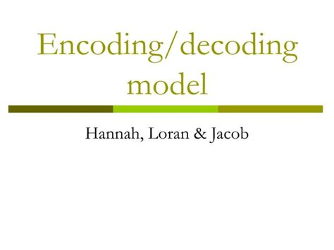 Image result for Coding and Decoding Model