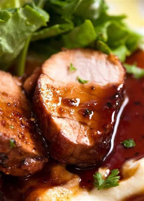filet de porc en sauce crémeuse