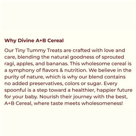 A+B Cereal Sprouted Ragi for Easy Digestion and Natural Weight Gain