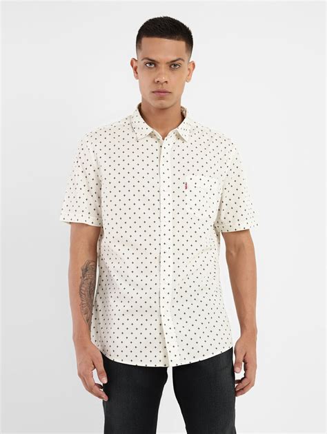 Men's Geometric Print Slim Fit Shirt – Levis India Store