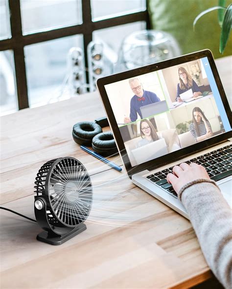 TriPole Small Desk Fan USB Powered Portable Fan 3 India | Ubuy