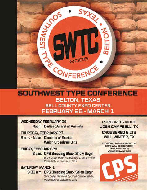 2025 Southwest Type Conference » Certified Pedigreed Swine