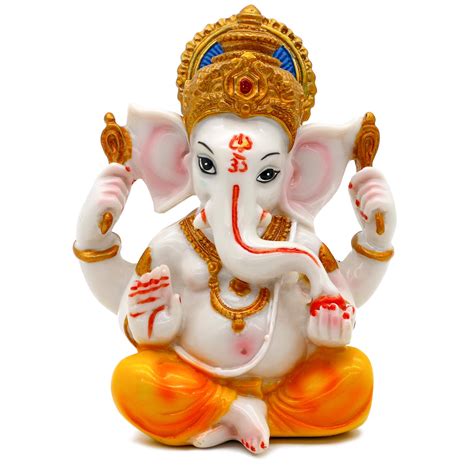 Buy Hindu Lord Ganesha Idol - India God Ganesh Statue Diwali Gifts ...