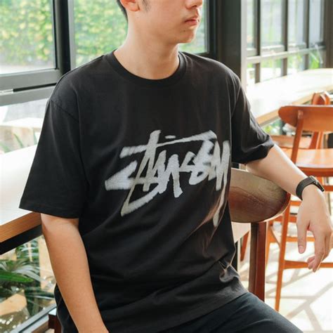 Promo Stussy Dizzy Stock Tee Black Original / Baju Kaos Stussy ...