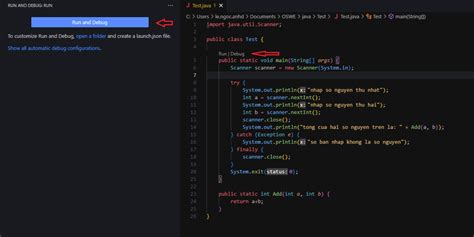 Debugging Java Code in vs Code 的图像结果