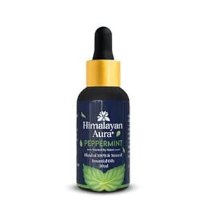 Himalayan Aura Peppermint Essential Oil | 100% Organic & Edible | For ...