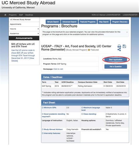 How to Start an Application | Study Abroad