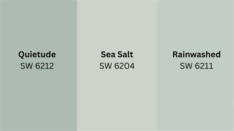 The Perfect Calm Green: Quietude Sherwin Williams (SW 6212) - Opple House