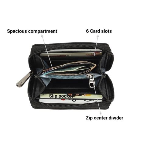 Buy Mochi Women Black Womens Wallets Zip Around Online | SKU: 95-142-11 ...