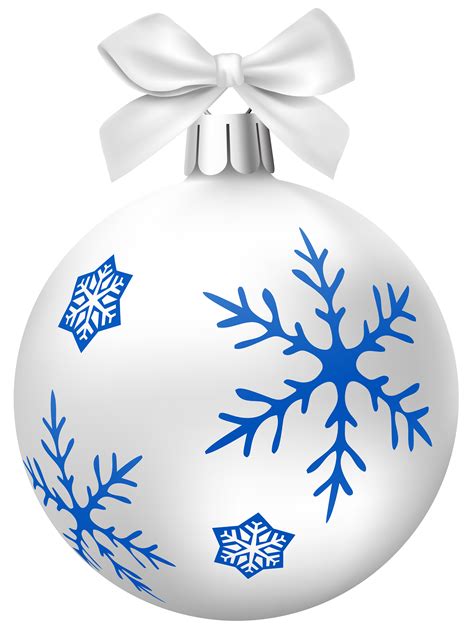 White Christmas Ornament Png