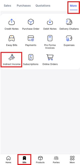 How to change date filter for indirect income in android? - General - Swipe