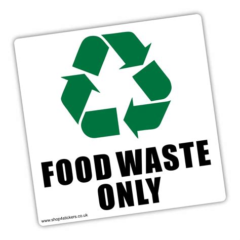 Food Waste Bin Sign 的图像结果