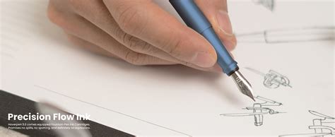 HOVERPEN Novium Future Edition - Metal Fountain Pen With Fine Nib ...