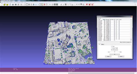 MeshLab Fill Hole 的图像结果