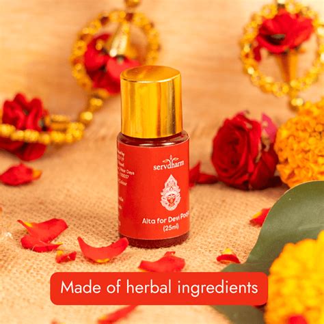 Alta for Devi Pooja 25 ml – ServDharm