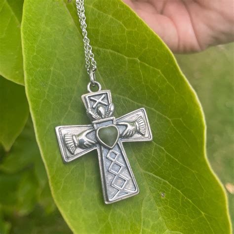 Celtic Cross Necklace From Ireland | Celtic Jewelry