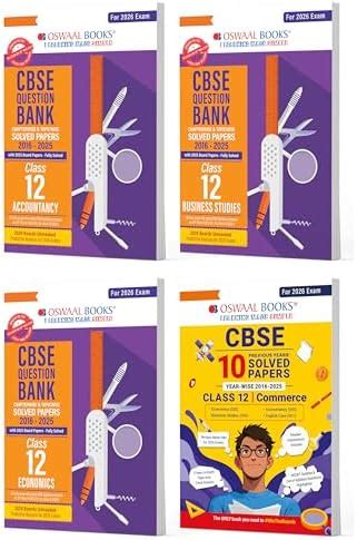 Oswaal CBSE Mega Study Pack - Chapterwise & Topicwise QBs, 10 Years ...