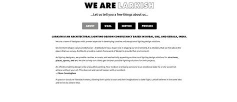 About | Larkish | Lighting Design Consultants