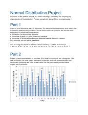 Normal Distribution Project 的图像结果