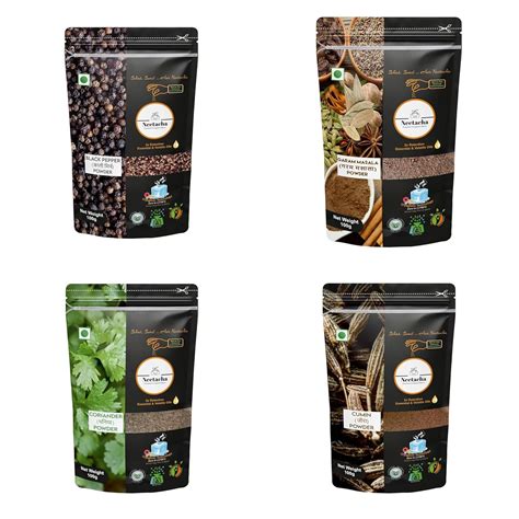 Neetacha Premium Cryogenic Black Pepper Garam Masala Coriander Cumin ...