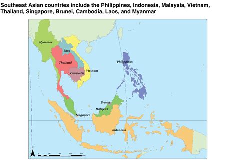 Southeast Asia countries include the Philippines, Indonesia, Malaysia, Vietnam, Thailand ...