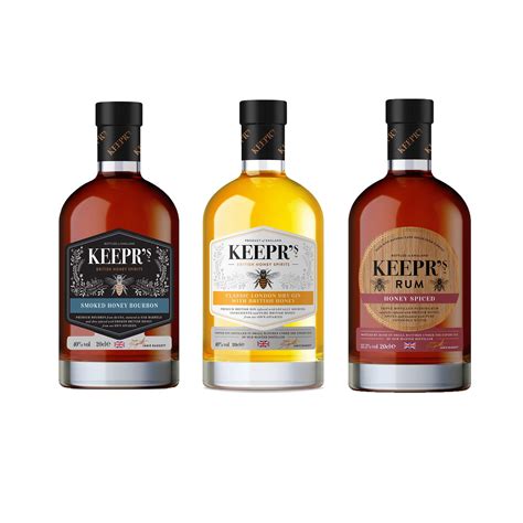 Buy Keepr's - Honey Spirits Gift Hamper- 3 x 20cl - Honey Gin, Honey ...