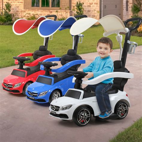 Veryke Kids Ride On Push Car, Toddler 4 Wheels Push Car, 3 in 1 ...