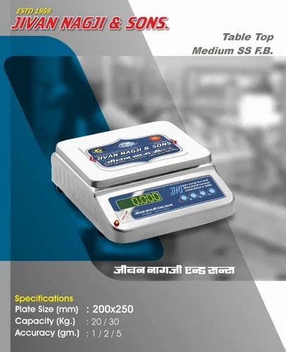 Jivan Nagji & Sons - Jivan Nagji and Sons Electronic Digital Weighing ...