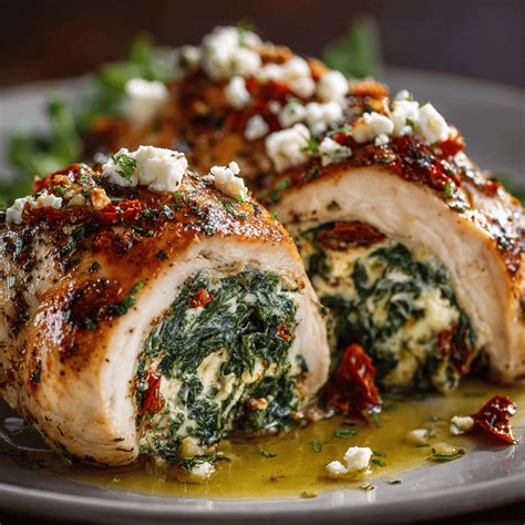 Spinach Feta Stuffed Chicken: A Flavor-Packed Mediterranean Dinner ...