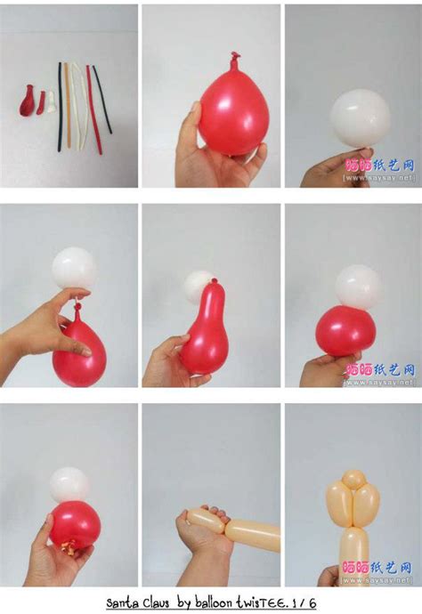 气球装饰椰子树造型制作教程_魔法气球_生活DIY（三） - 晒宝手工（晒晒纸艺网）