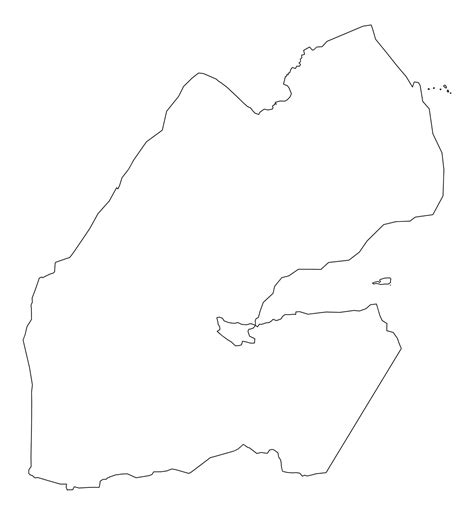 Premium Vector | Djibouti Map design outline Map illustration