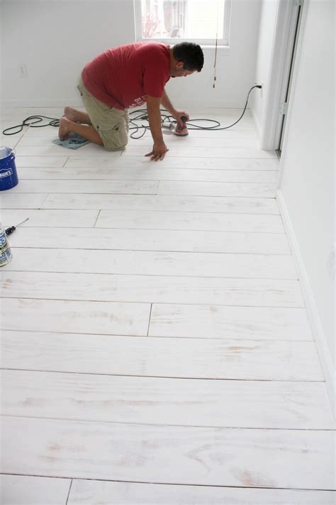 .: DIY PLANKED FLOORS | House flooring, Flooring, White wood floors
