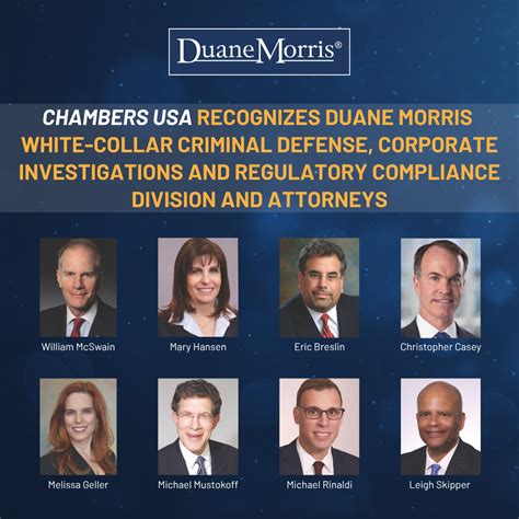 Chambers USA Recognizes Duane Morris White-Collar Division and ...