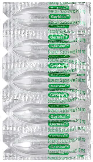 Gerbisa 10 MG Suppository | Order Gerbisa 10 MG Suppository Online at ...