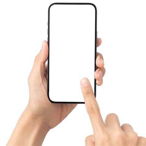 Isolated hand holding a smartphone 8847313 PNG