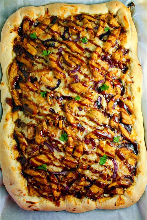 Homemade BBQ Chicken Pizza Recipe | Recipe | Bbq chicken pizza, Chicken ...
