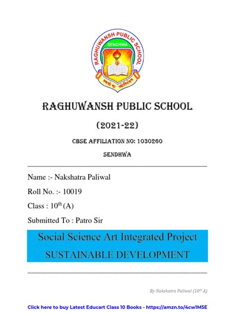 Image result for Sustanibale Development Project Class 10