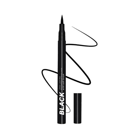 LAMEL Black Eyeliner with Soft Brush – HOK Makeup