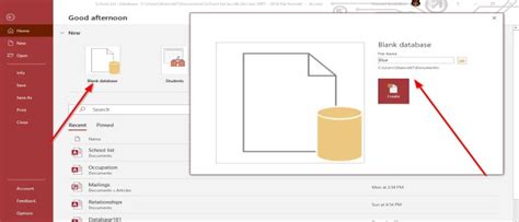 Image result for CreateDatabase in Access