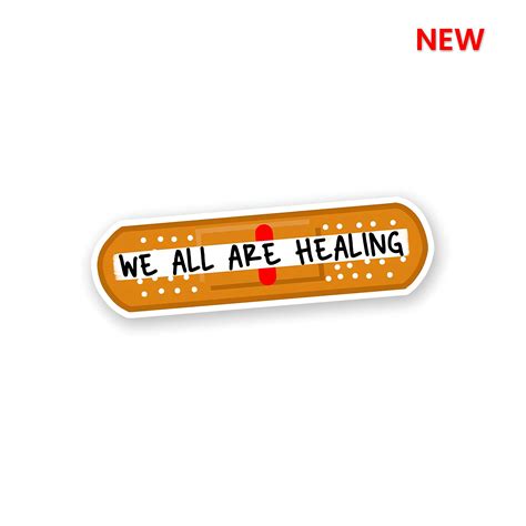 We all are healing sticker – Inkyprinty.in