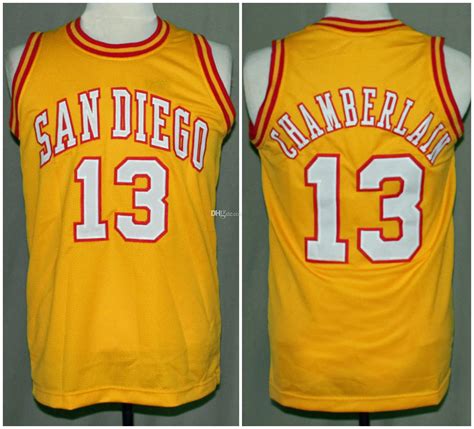 Wilt Chamberlain #13 San Diego Conquistadors Retro Basketball Jersey ...