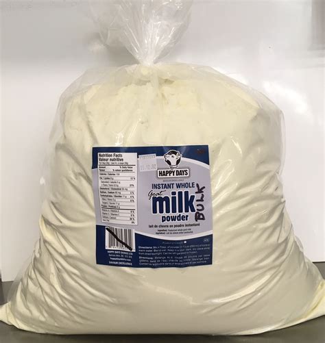 SA-Instant Whole Goat Milk Powder - 10 Bulk Bag kg | Happy Days Goat Dairy