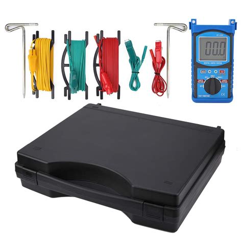 Buy HoldPeak Resistance Tester, Digital Earth Ground Resistance Tester ...
