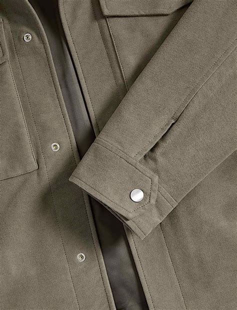 Buy Cotton Rich Moleskin Trucker at Marks & Spencer