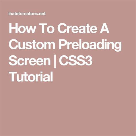 Image result for Custom CSS Blogger Preloading