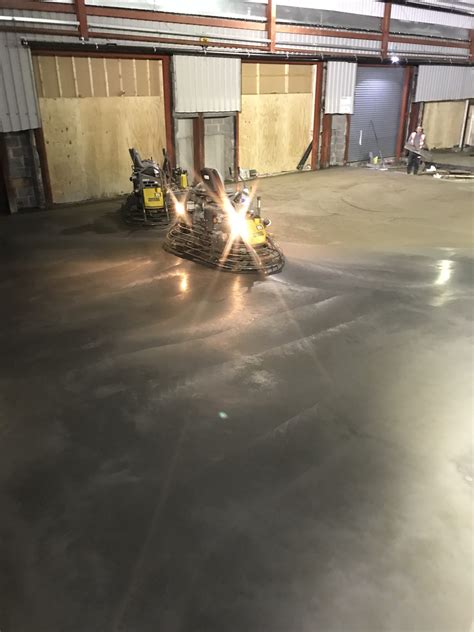 Laser screed concrete flooring contractors design and construct a steel ...